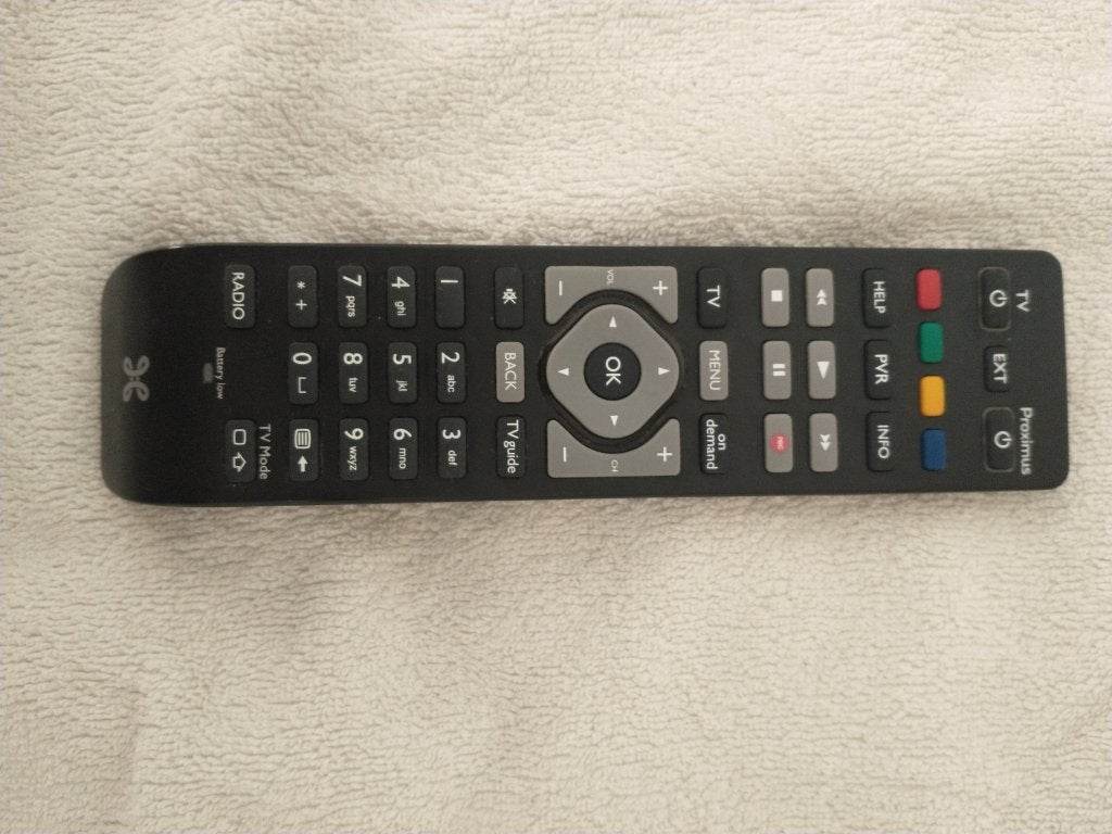 Afstandsbediening Proximus V5, Audio, Tv en Foto, Afstandsbedieningen, Ophalen, Gebruikt, Origineel, Tv