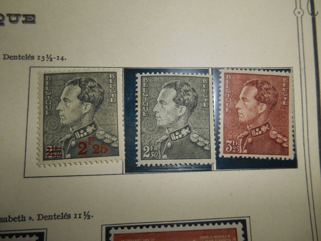 Lot de 5 Timbres Belge 1940-41, Enlèvement ou Envoi