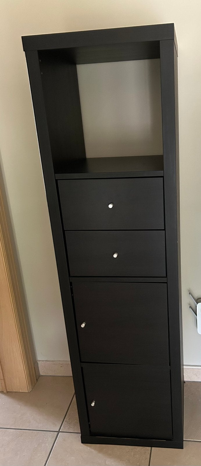 Armoire Ikea noire 2 pièces, Enlèvement, Comme neuf