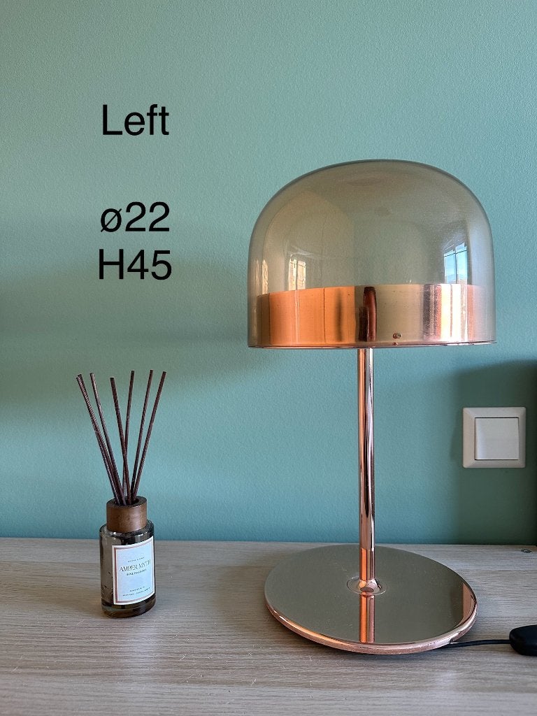 Fontana Arte, Lampe Luminaire, Maison & Meubles, Enlèvement, Comme neuf, Verre