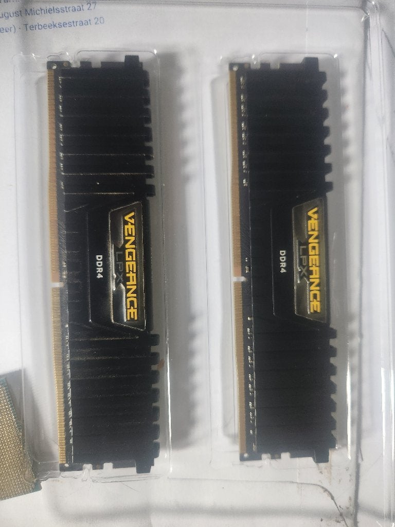 Corsair Vengeance ddr 4 2x8G ram 3200mhz 16-18-18-36, Computers en Software, RAM geheugen, Gebruikt, DDR4, Ophalen of Verzenden