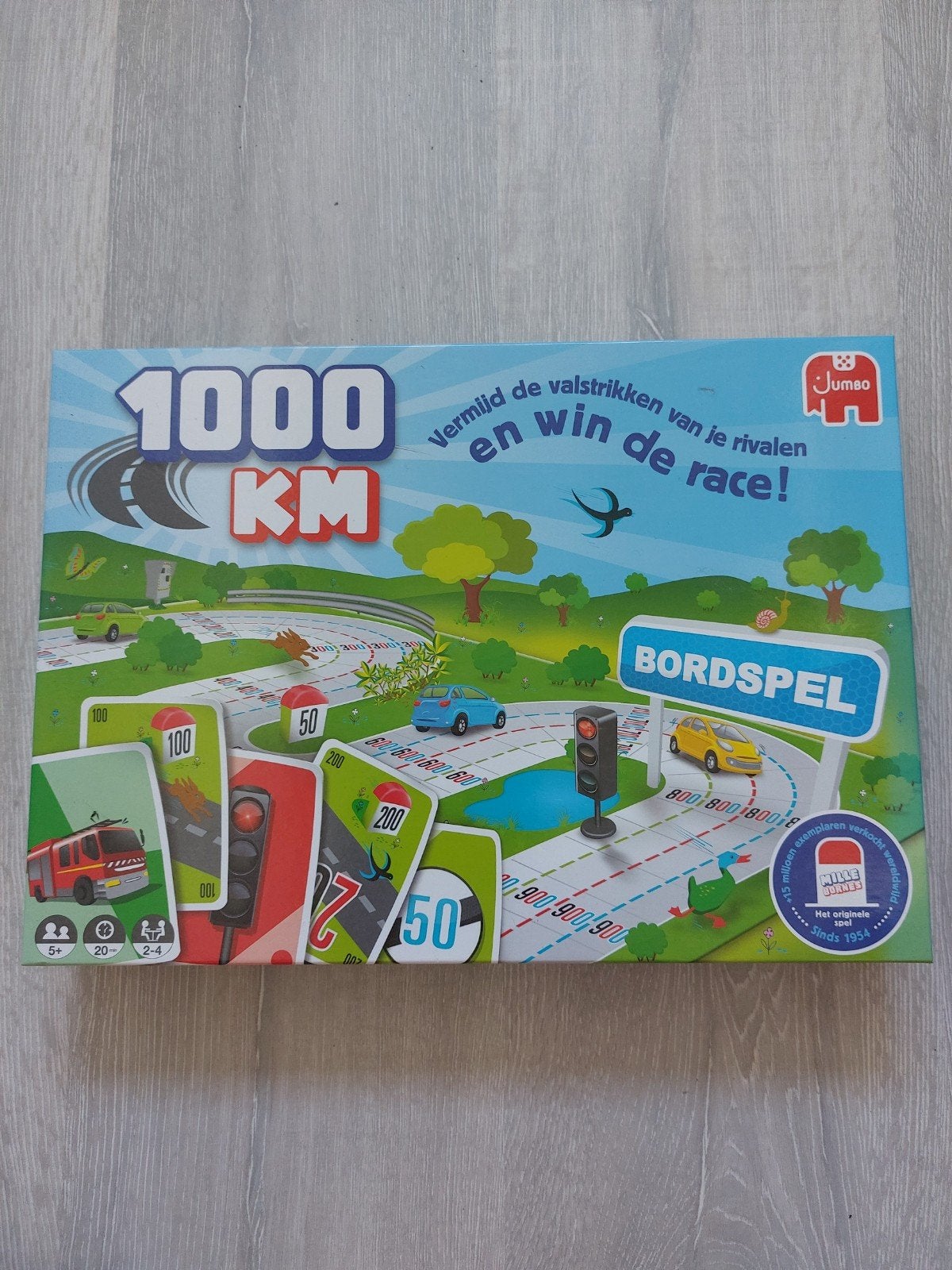 1000 km (Jumbo), Hobby en Vrije tijd, Drie of vier spelers, Ophalen, Nieuw, JUMBO