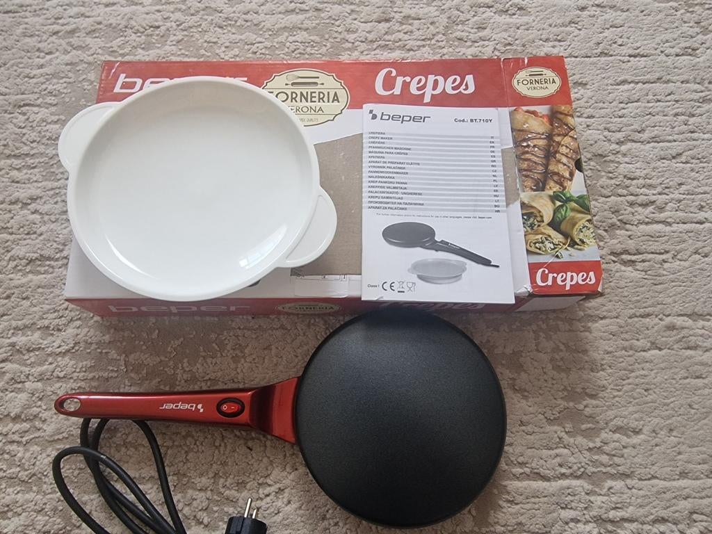 Elektrische

pannenkoeken- en crêpemaker, Elektronische apparatuur, Ophalen