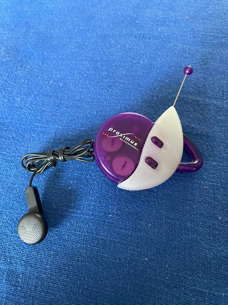 Vintage reclame mini radio van Proximus, Nieuw!, Verzamelen, Ophalen of Verzenden, Nieuw