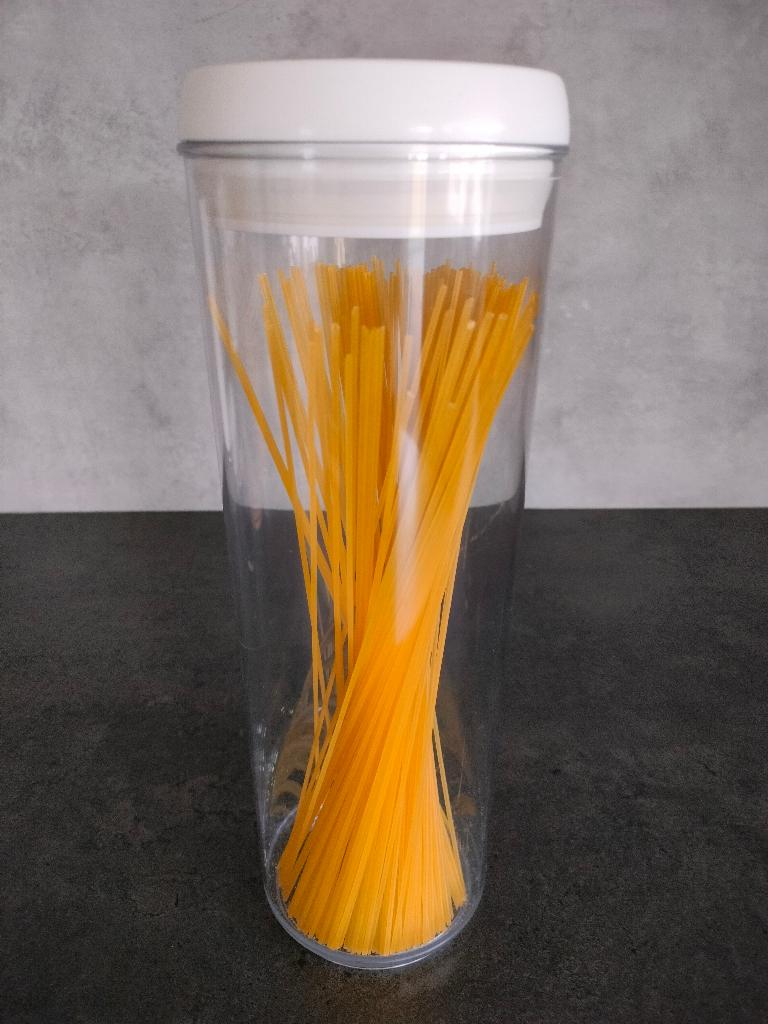 Spaghetti / Pasta voorraadpot, Ophalen, Gebruikt, Kunststof, Voorraadpot