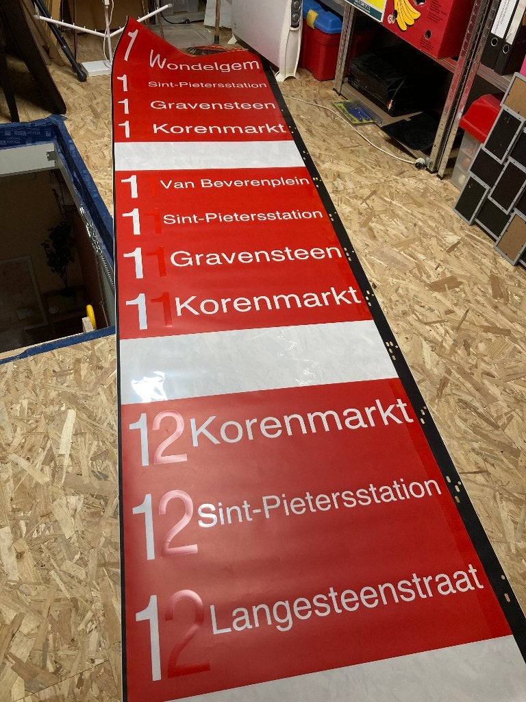 Rolfilm van Gentse PCC tram in goede staat, Verzamelen, Ophalen, Gebruikt, Tram, Overige typen