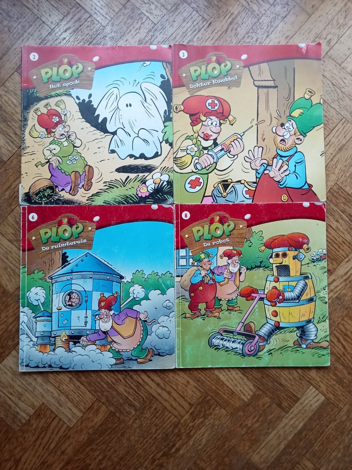 4 delen van de dunne serie van Plop, Ophalen of Verzenden, Gelezen
