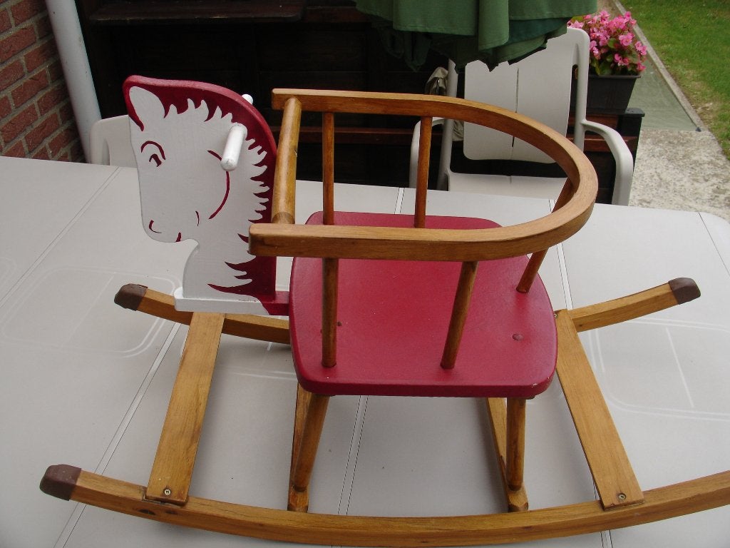 CHEVAL A BASCULE, Kinderen en Baby's, Speelgoed | Houten speelgoed, Ophalen