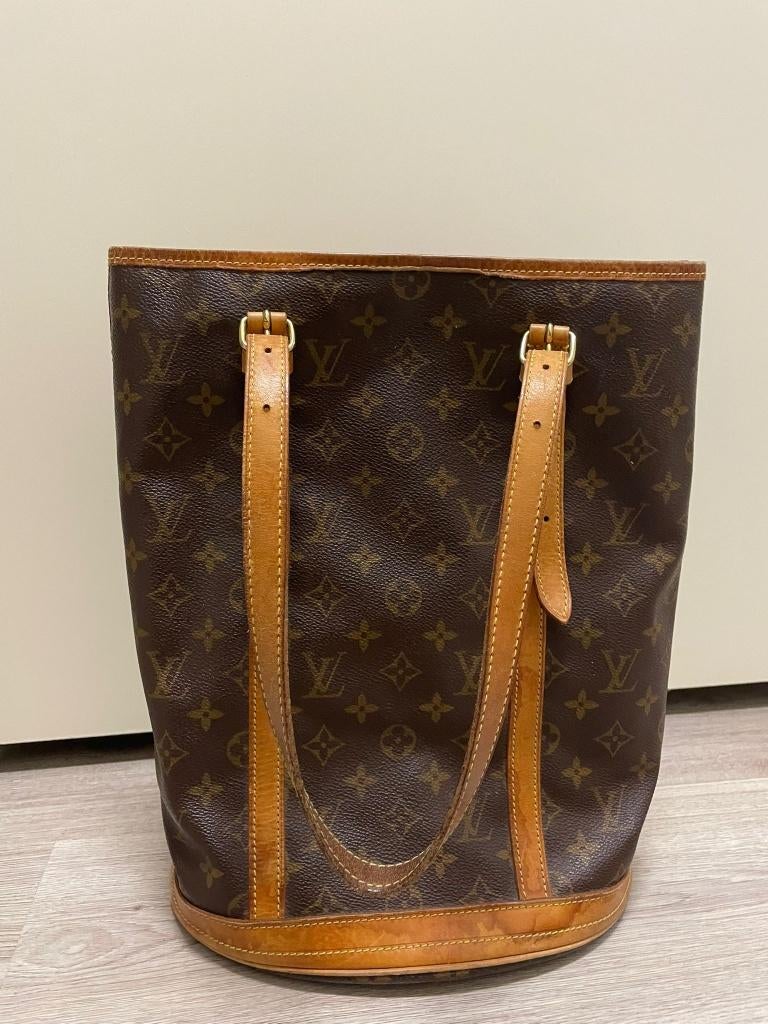 Louis Vuitton Bucket bag, Enlèvement, Utilisé, Brun, Sac à main
