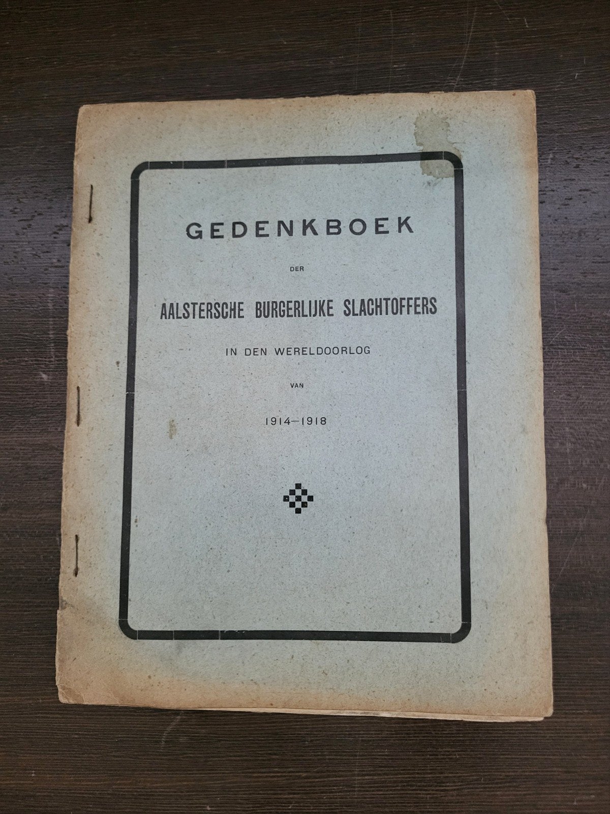 Gedenkboek der Aalstersche Burgerlijke Slachtoffers, Ophalen of Verzenden
