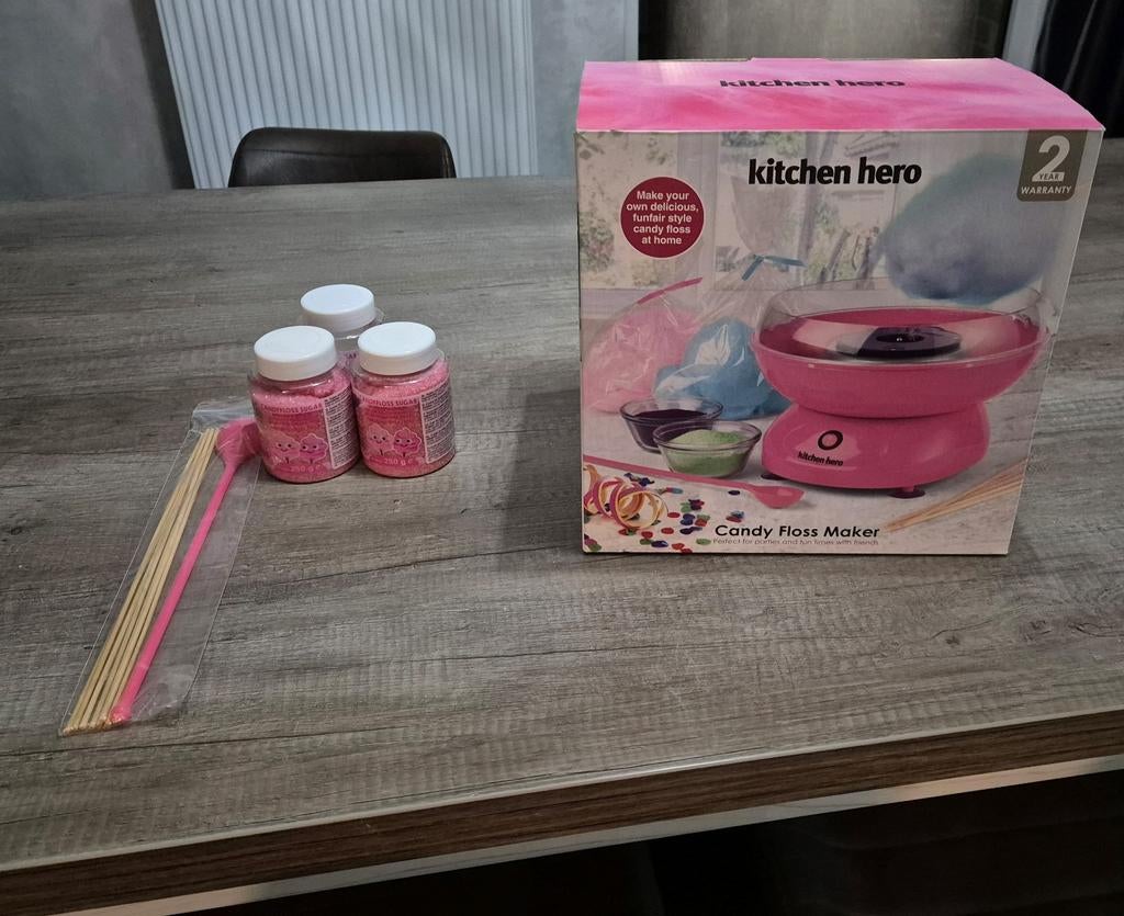 Suikerspin machine nieuwe staat, Ophalen of Verzenden, Zo goed als nieuw