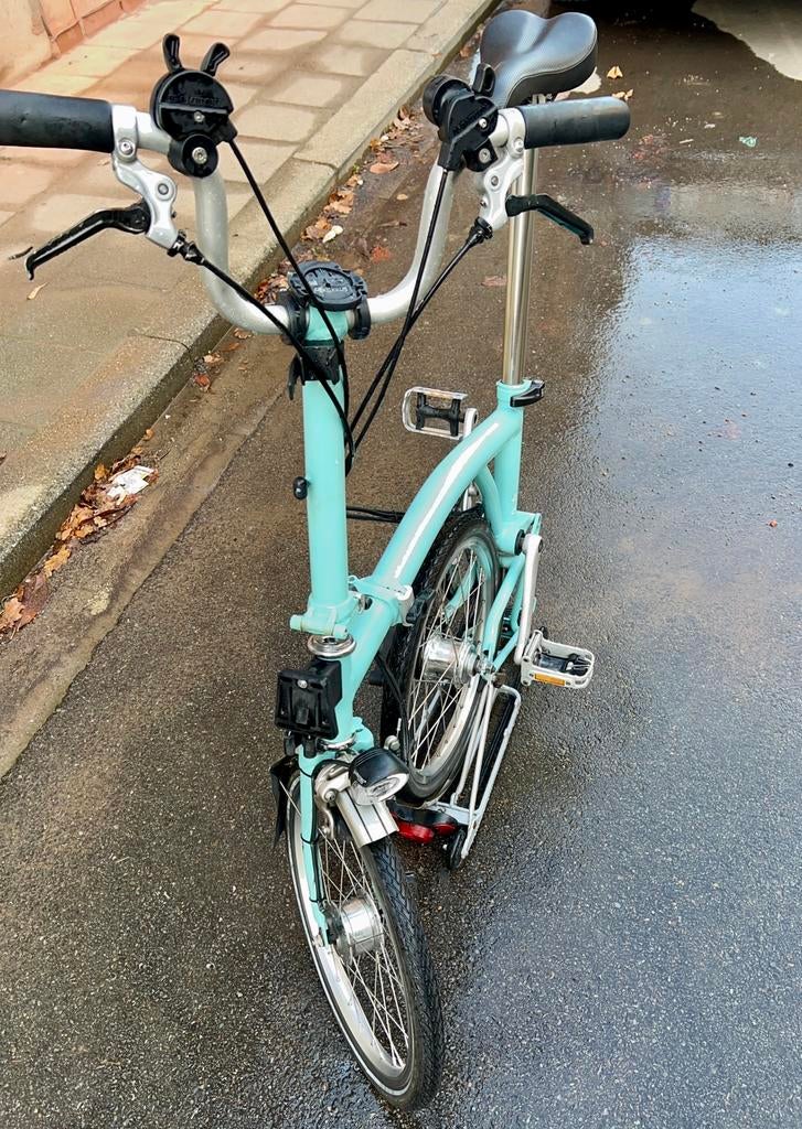 Brompton vouwfiets, Vélos & Vélomoteurs, Vélos | Vélos pliables, Vitesses, Enlèvement ou Envoi, Femmes, Utilisé