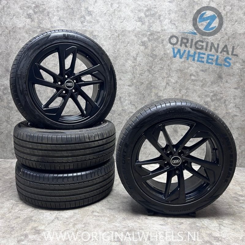 19 inch originele Audi sport velgen + zomerbanden Q3, 19 inch, Gebruikt, 255 mm, -