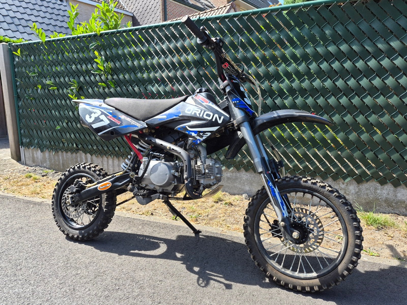 Orion 125cc pitbike cross, 4 vitesses, 125 cm³, Comme neuf, Enlèvement