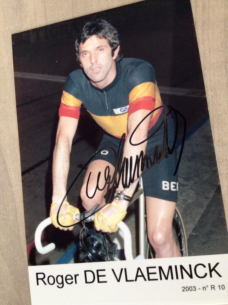Wielerkaart 1979  team gis roger de vlaeminck signe, Verzenden, Zo goed als nieuw