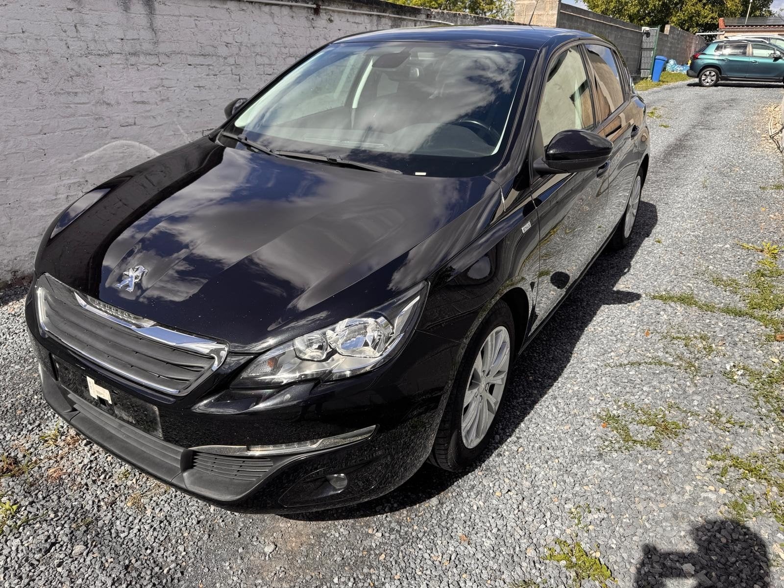 Peugeot 308 158.000km 1.2 turbo avec contrôle technique, Autos, Peugeot, Euro 6, Boîte manuelle, Noir, 5 portes