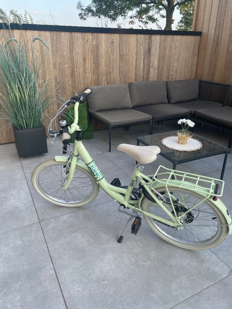 Fiets Bikefun You Go Girl Groen 20 inch, Ophalen, Bikefun, Zo goed als nieuw, Handrem