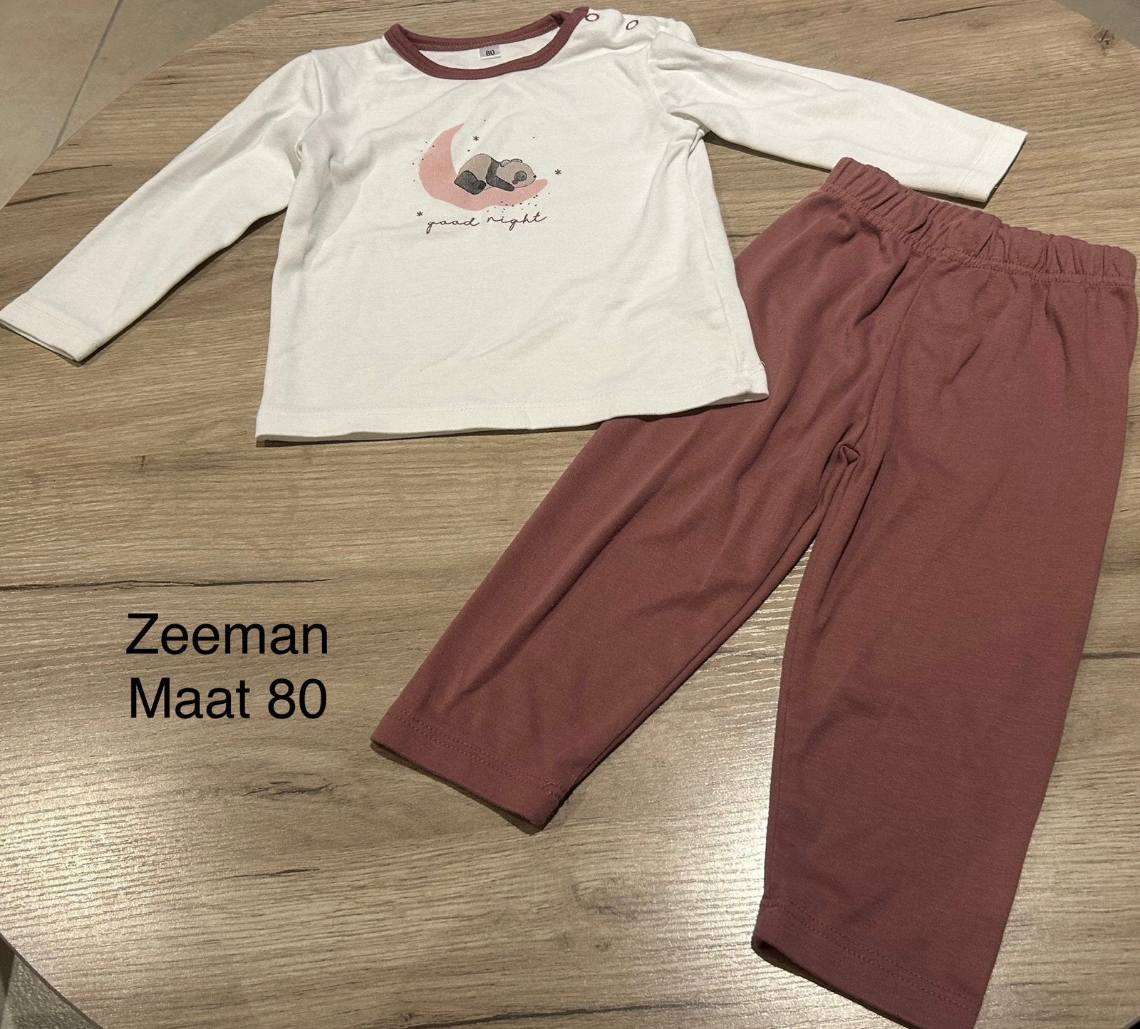 Pyjama (Zeeman, maat 80), Ophalen of Verzenden, Zo goed als nieuw, Nacht- of Onderkleding