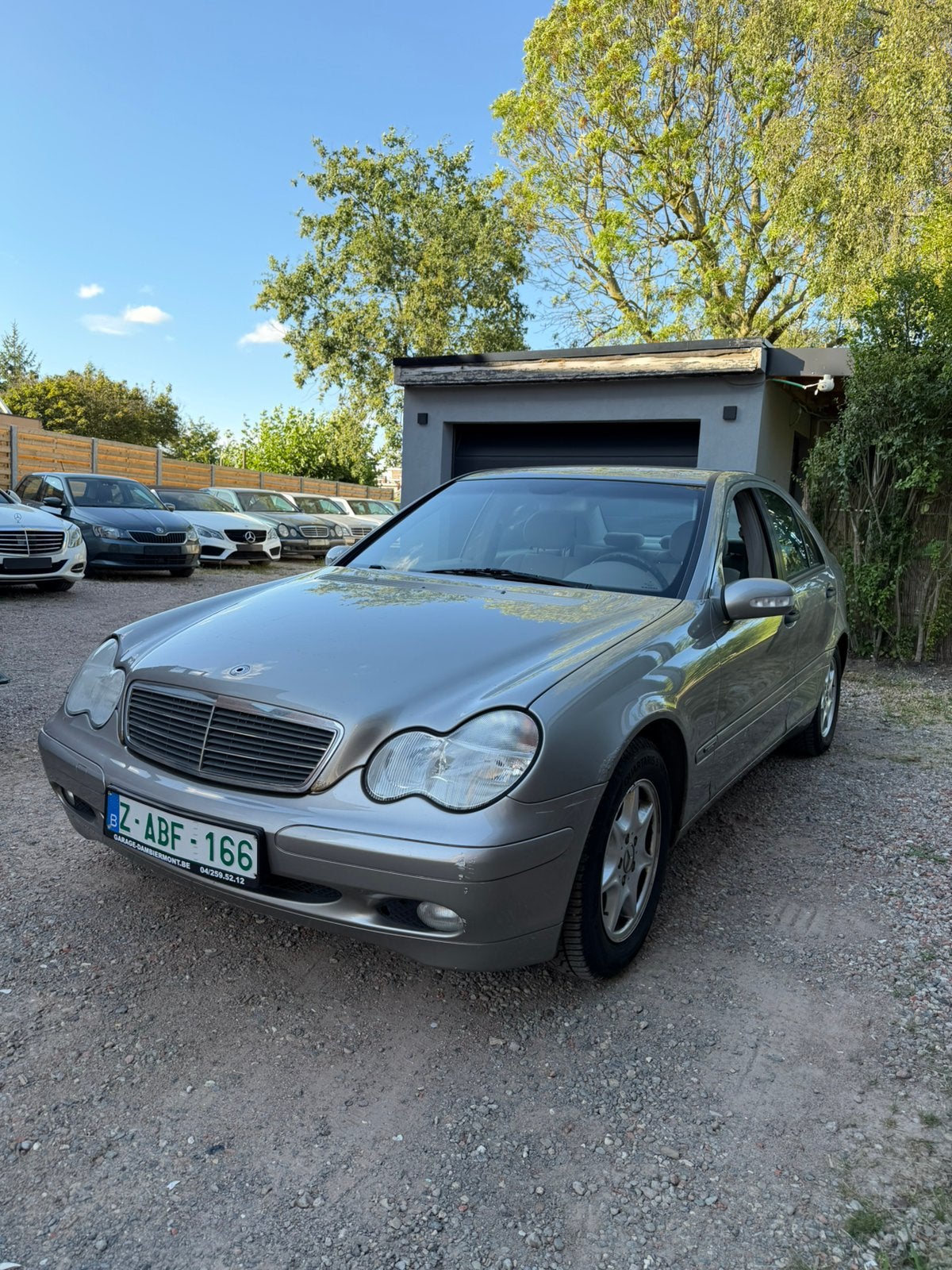 Mercedes C180 / Benzine / Eerste eigenaar / Airco, Auto's, Beige, 4 cilinders, 190 g/km, 5 deurs