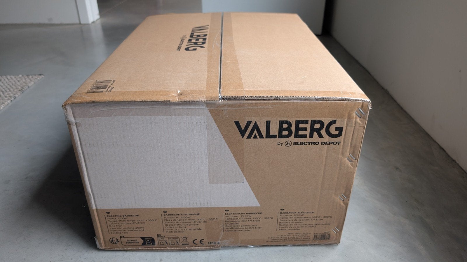 Valberg elektrische bbq, Jardin & Terrasse, Barbecues électriques, Enlèvement