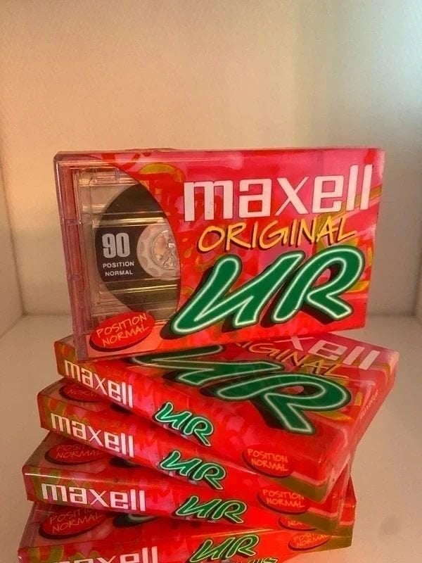 Maxell UR Original IEC Type 1 - 6 tapes, Envoi, Utilisé, 2 à 25 cassettes audio, Vierge