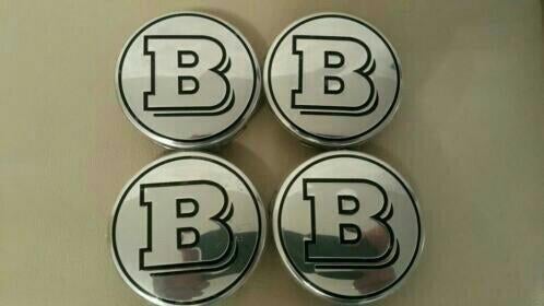 Mercedes Brabus naafdoppen center caps 75 mm / 70 mm, Auto-onderdelen, Ophalen of Verzenden, Nieuw, Mercedes-Benz