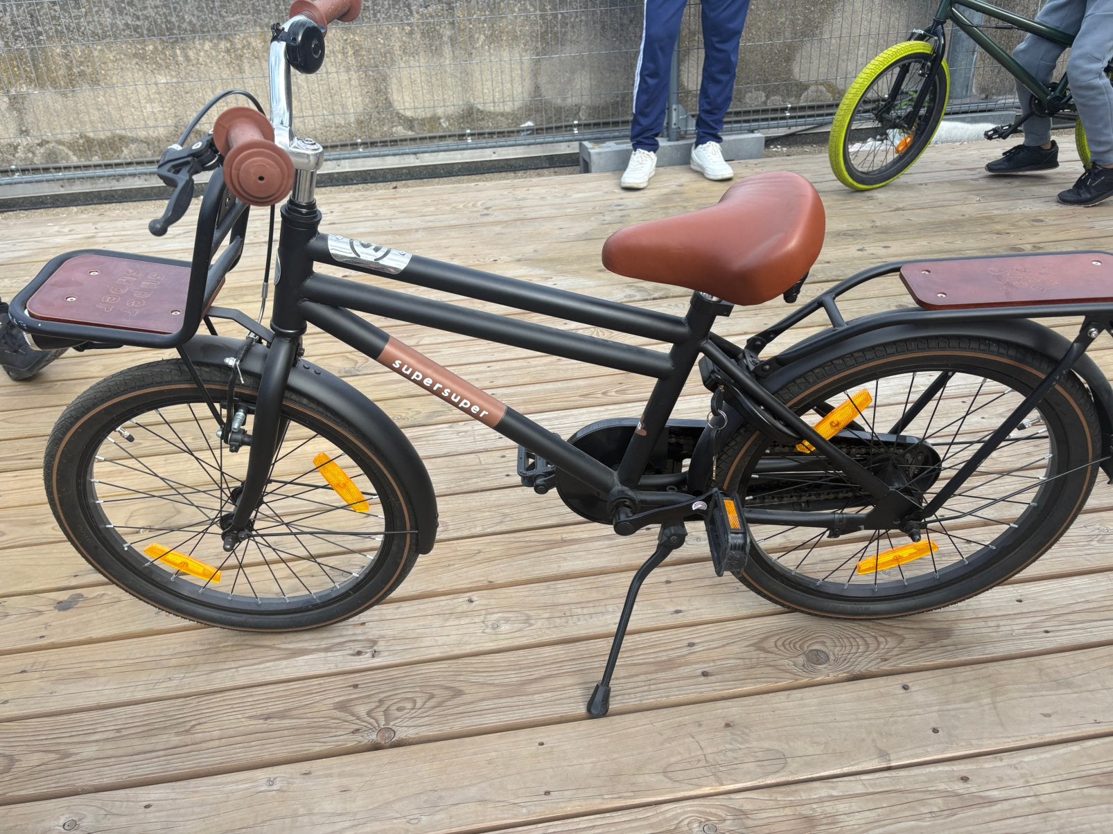 Velo super super Cooper Bamboo - noir matte, Fietsen en Brommers, Ophalen, Nieuw, 20 tot 24 inch
