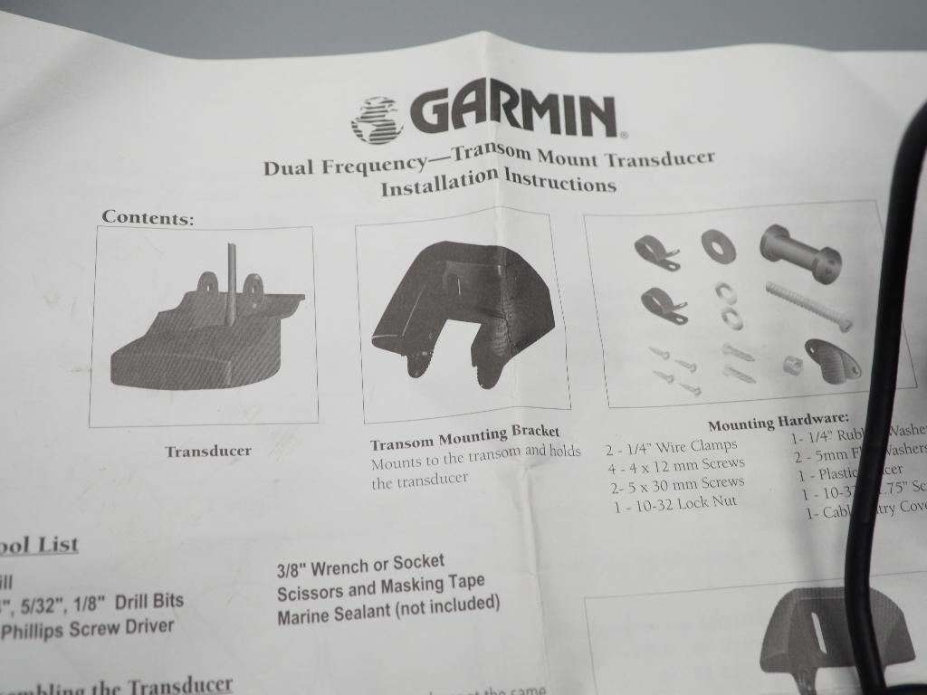 Sonde GARMIN  pour tableau arrière 200/50khz  010-10272-00, Enlèvement ou Envoi, Neuf