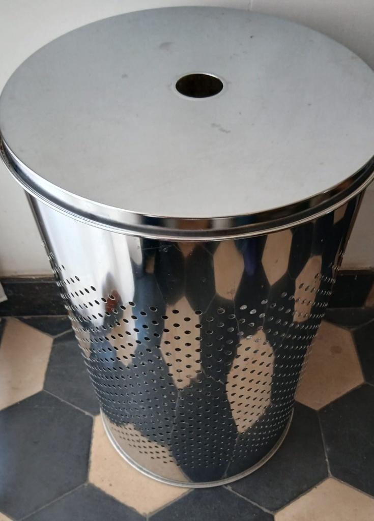 vintage linnenmand chroom, Ophalen