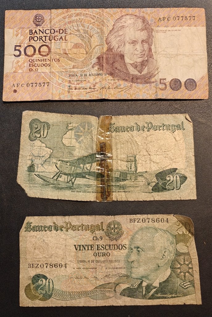 Lot Portugese escudo's + Angola munt, Ophalen, Munten en Bankbiljetten