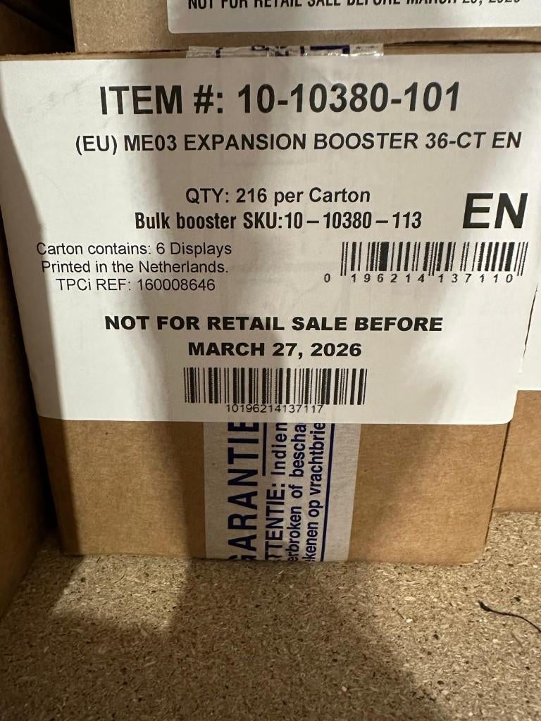 Étui Perfect Order Booster Box - Pokémon, Enlèvement, Neuf, Booster box, Foil