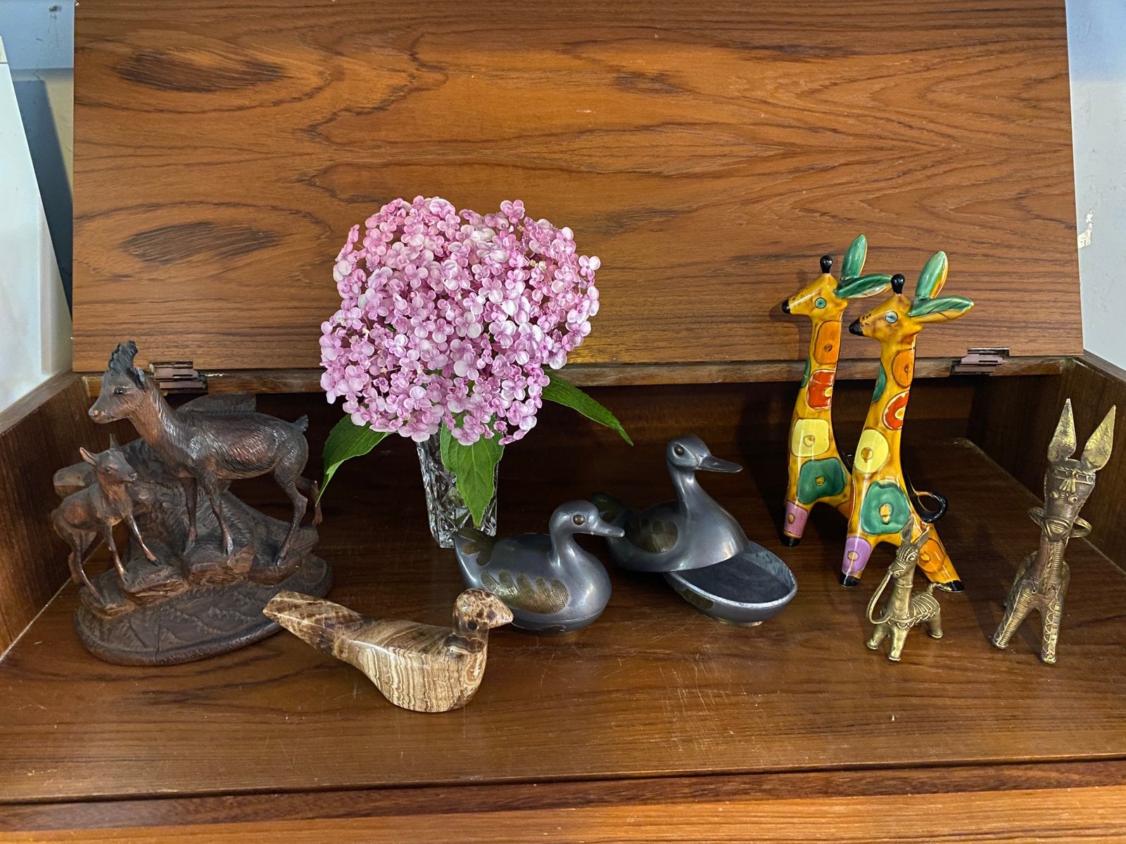 Set van 8 dieren beeldjes - Breng karakter in je interieur, Ophalen, Zo goed als nieuw, Overige soorten, Beeldje of Figuurtje