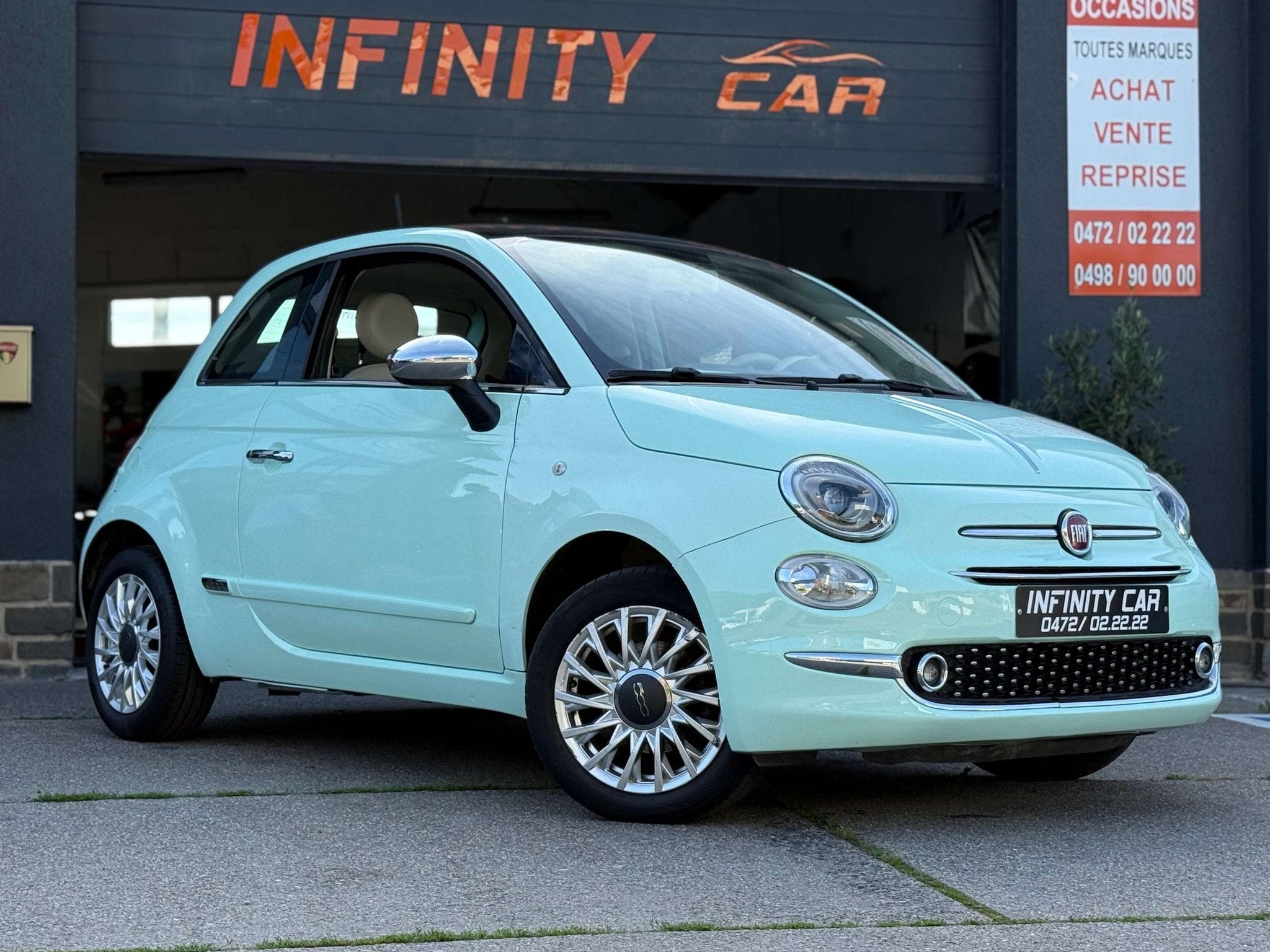 Fiat 500 500 1.2i Lounge, Autos, Fiat, Achat, Euro 6, Entreprise, 69 ch