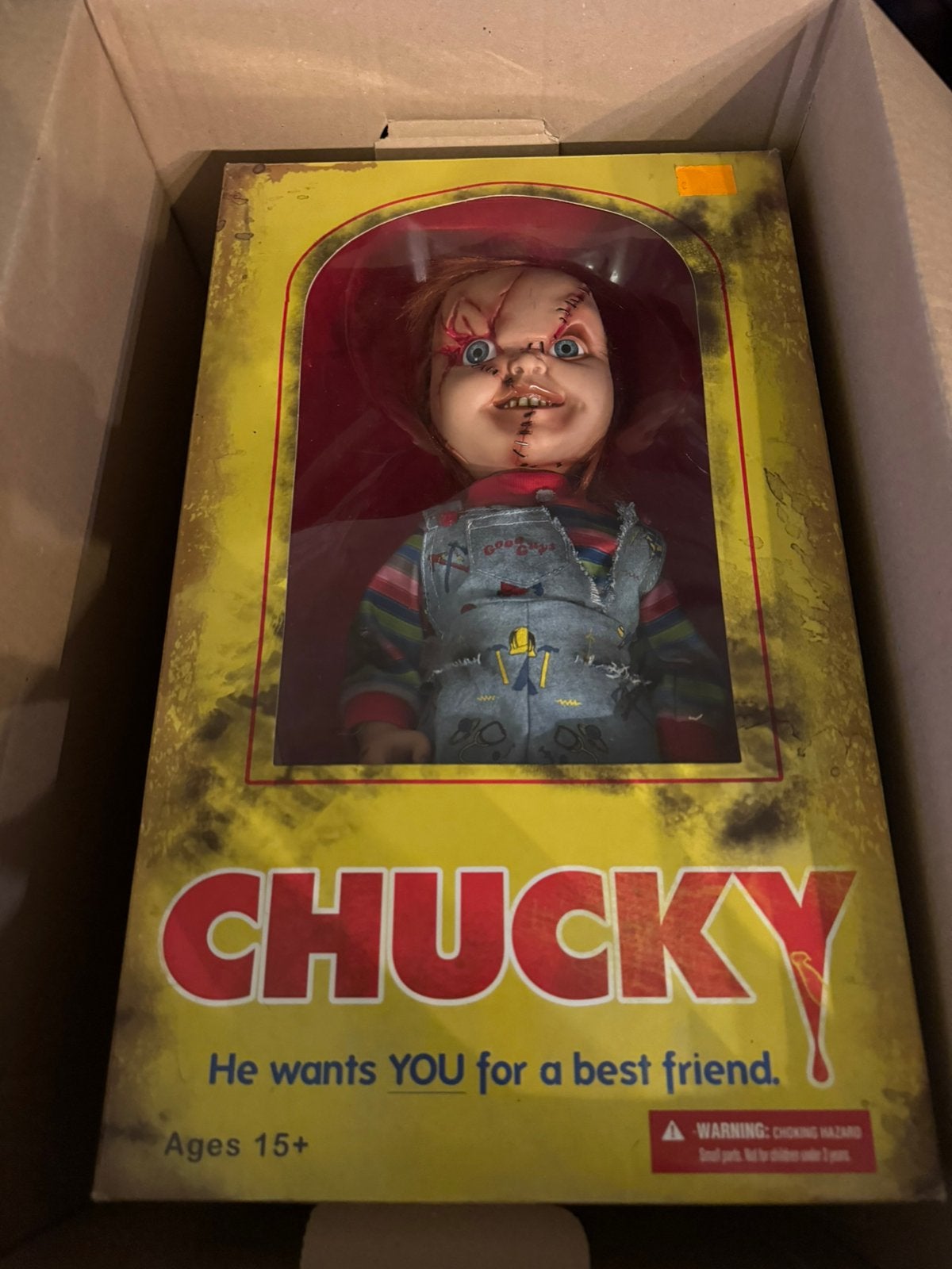 Chucky pop, Verzamelen, Poppen, Ophalen of Verzenden, Zo goed als nieuw, Pop