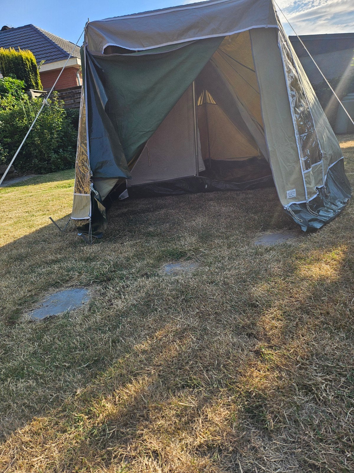 Tent, Ophalen