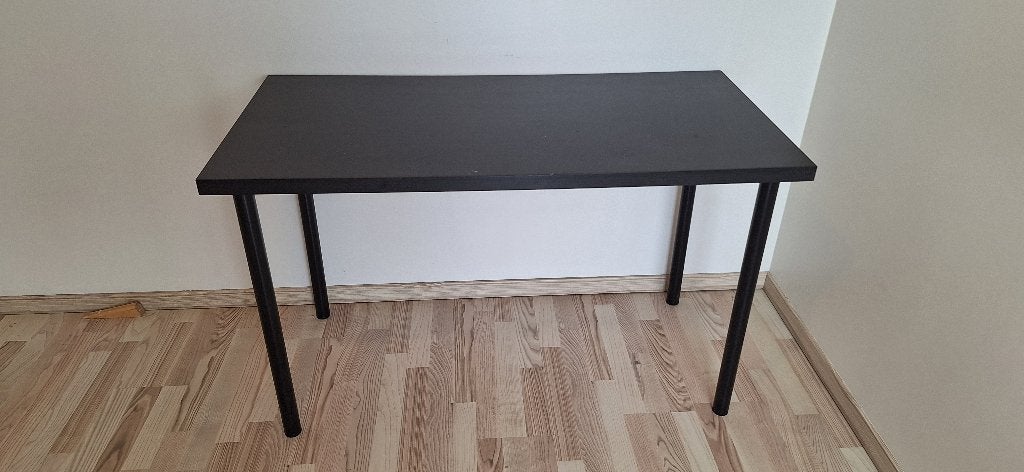 Bureau IKEA NOIR, 120x60 cm, 120 cm, Utilisé, IKEA, 60 cm
