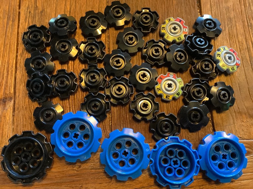 Lego Technic Tread Sprocket Wheels 35 st / 484-7, Lego, Ophalen of Verzenden, Zo goed als nieuw, Technic