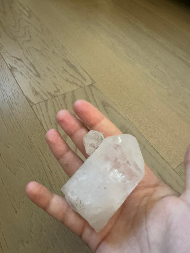 2 stukken berg kristal wit, Ophalen, Nieuw