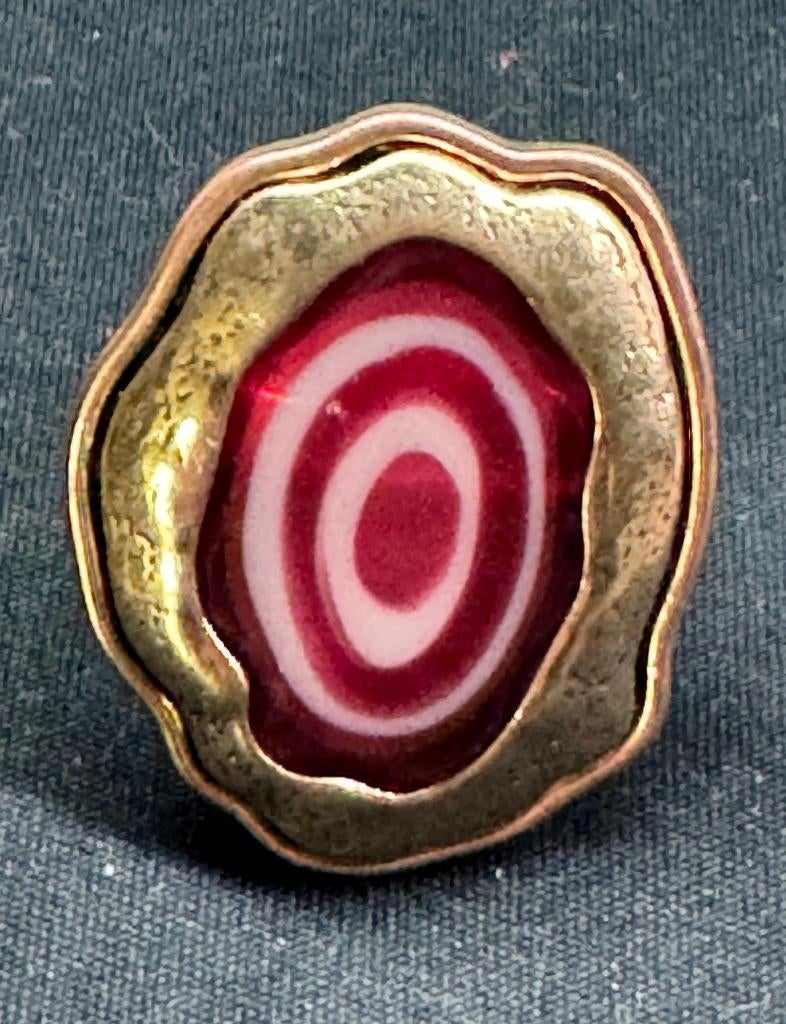Bague Ancienne 1940-50, Bijoux, Sacs & Beauté, Enlèvement ou Envoi, Autres matériaux, Bague