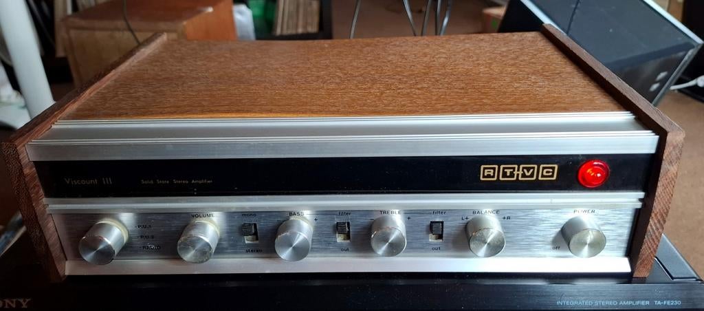 Ampli RTVC VINTAGE, Audio, Tv en Foto, Versterkers en Ontvangers, Ophalen, Stereo