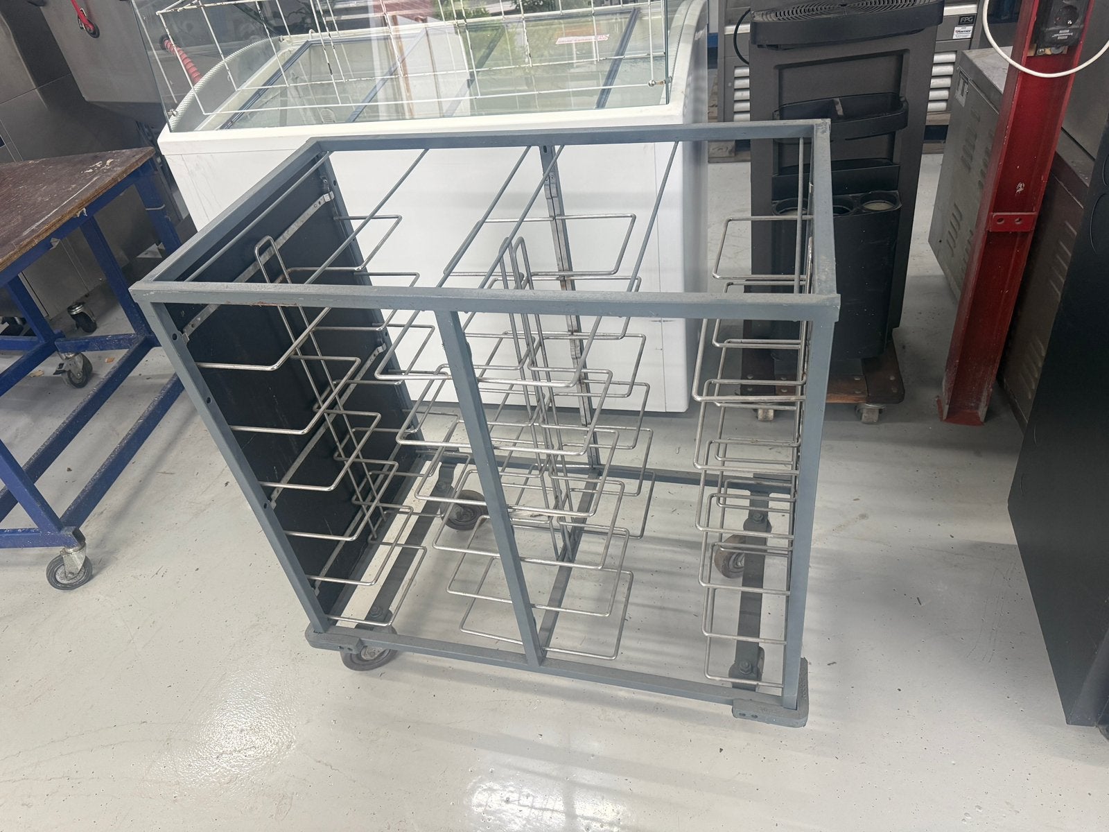 Oven onderstel horeca keuken  met wielen oven onder frame, Ophalen, Oven