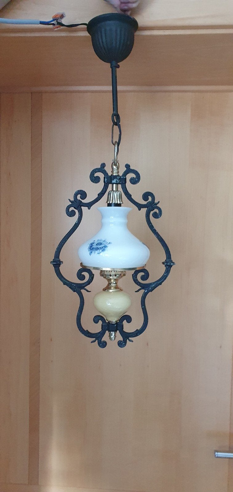 Kleine luster., Ophalen
