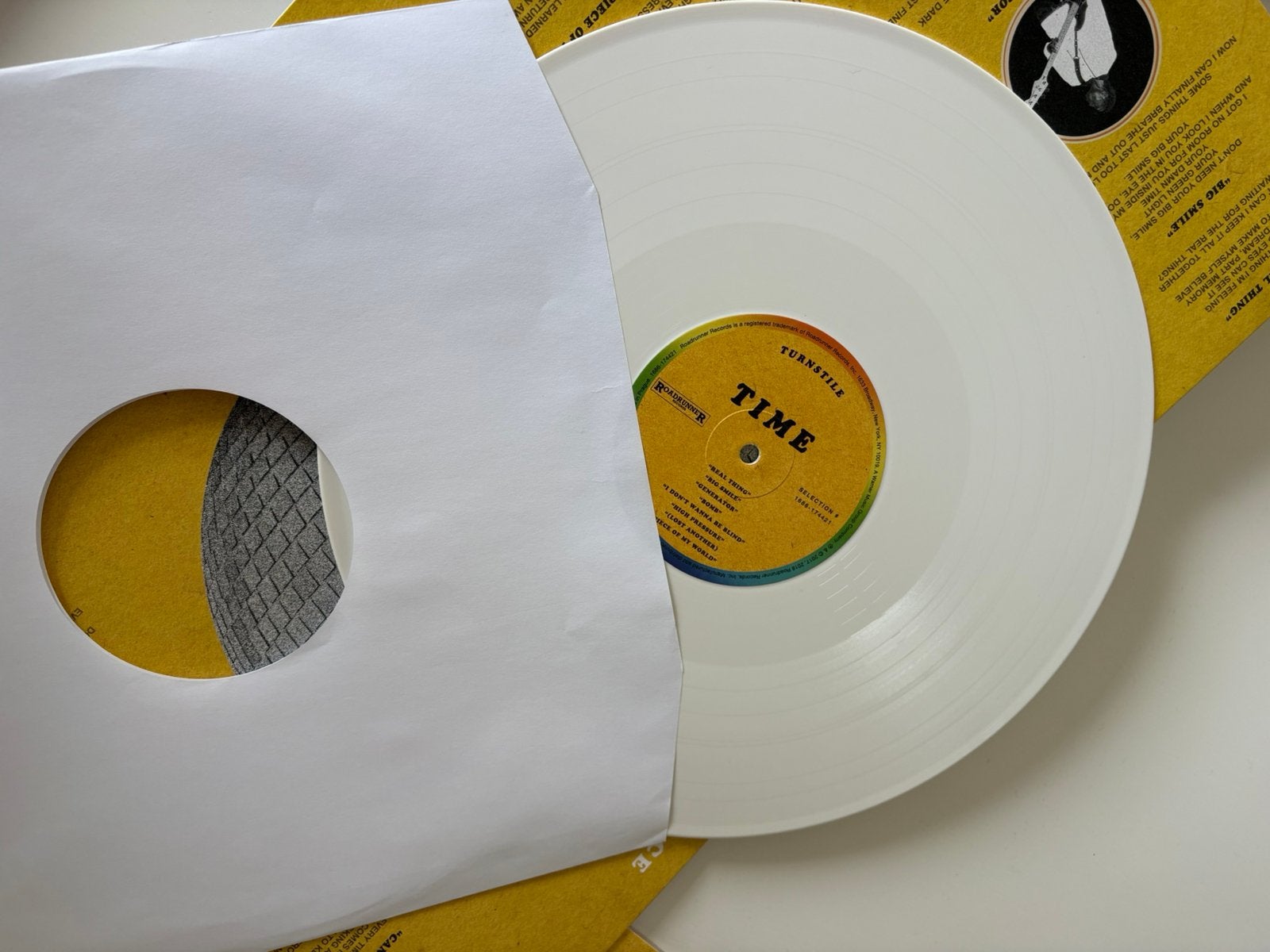 Turnstile - time & space, white vinyl, limited ed. 1200 ex., Ophalen of Verzenden, Zo goed als nieuw