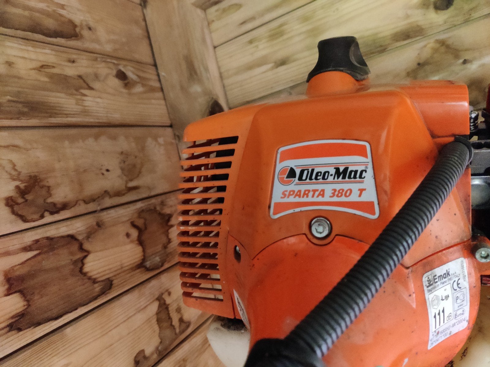 bosmaaier oleo Mac Sparta 380T, Tuin en Terras, Benzine, Gebruikt, Oleo mac, Ophalen of Verzenden