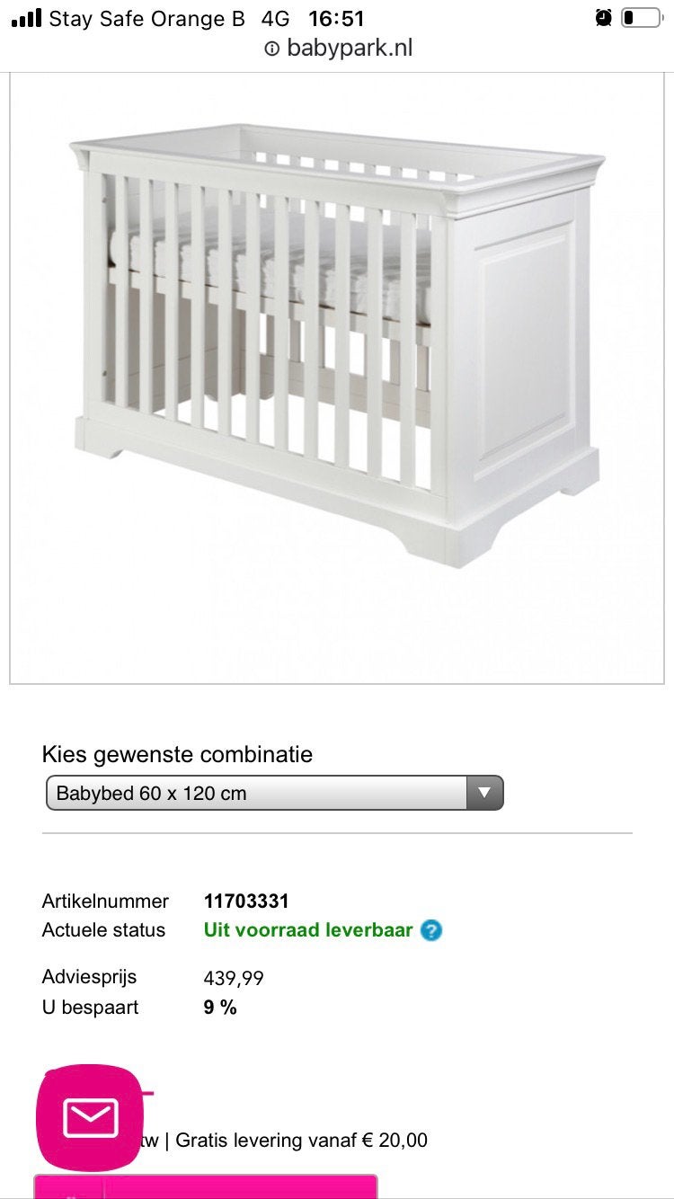 Babybedje, Ophalen, Gebruikt, Meisje