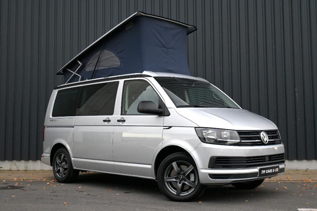 Vw T6 California Beach 205Pk-DSG-7zit-4slaap-webasto, ACC,Tr, Autos, Argent ou Gris, Achat, Euro 6, Entreprise