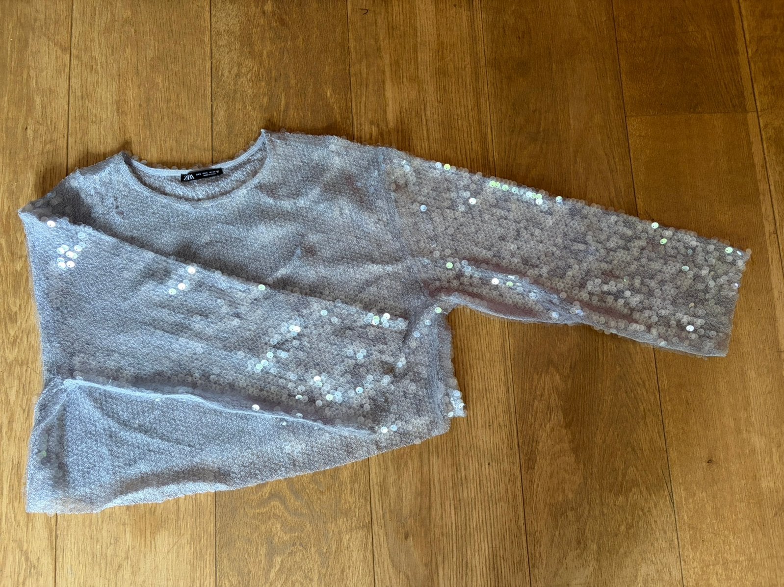 Top a pailettes Zara taille S, Kleding | Dames, Topjes, Ophalen, Zo goed als nieuw