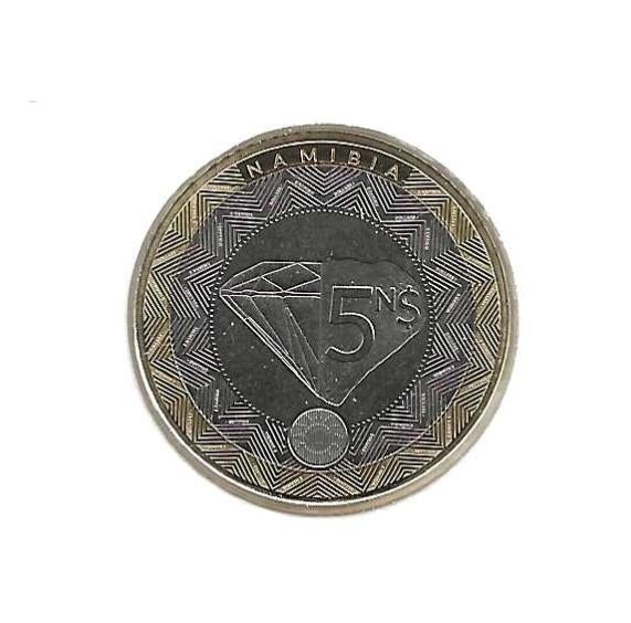 Namibië, 5 Dollars 2025., Postzegels en Munten, Munten | Afrika, Ophalen of Verzenden, Overige landen, Losse munt