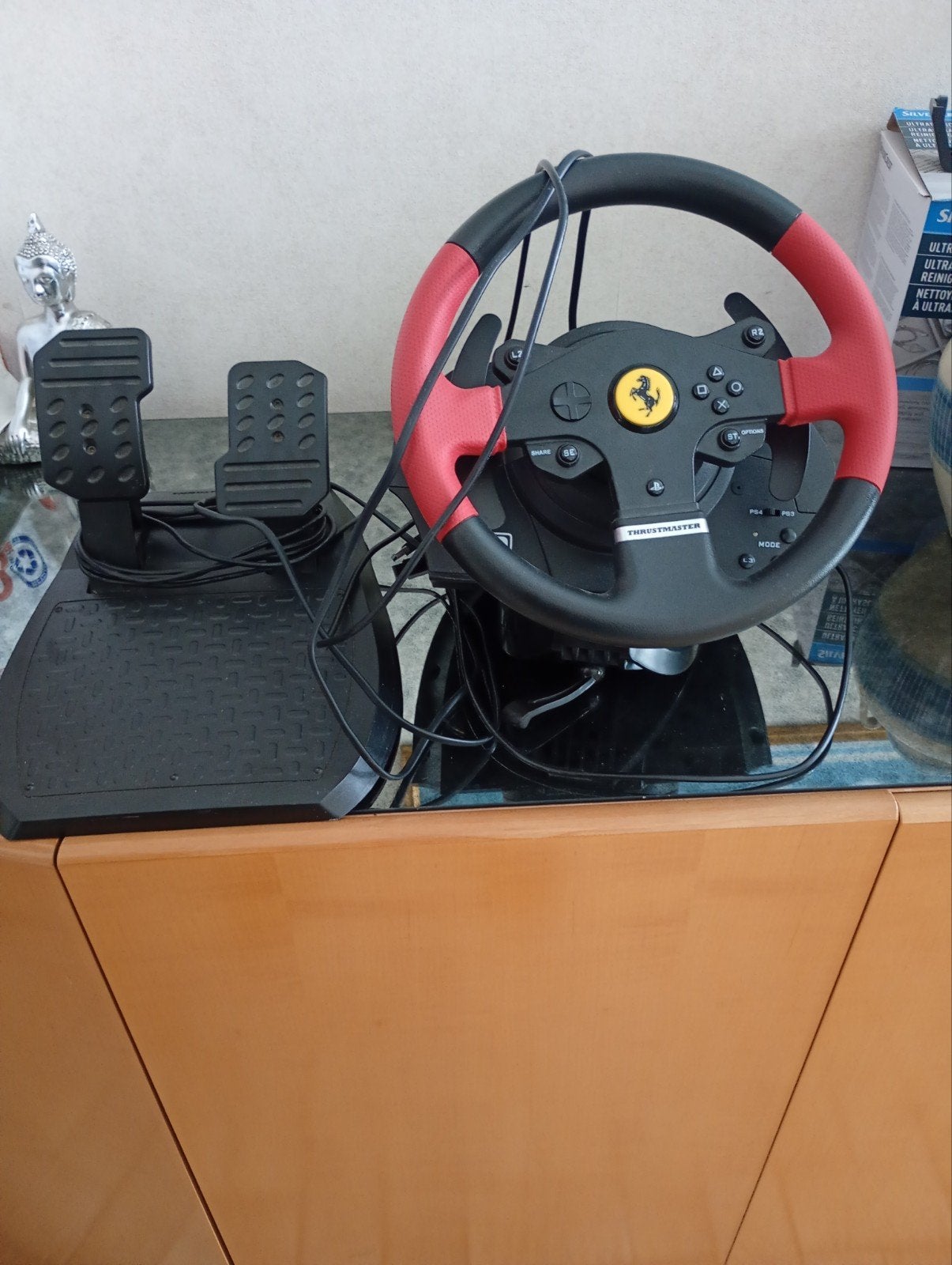 Playstationstuur en pedalen thrustmaster T150, Games en Spelcomputers, Ophalen, Zo goed als nieuw, Stuur of Pedalen, PlayStation 3