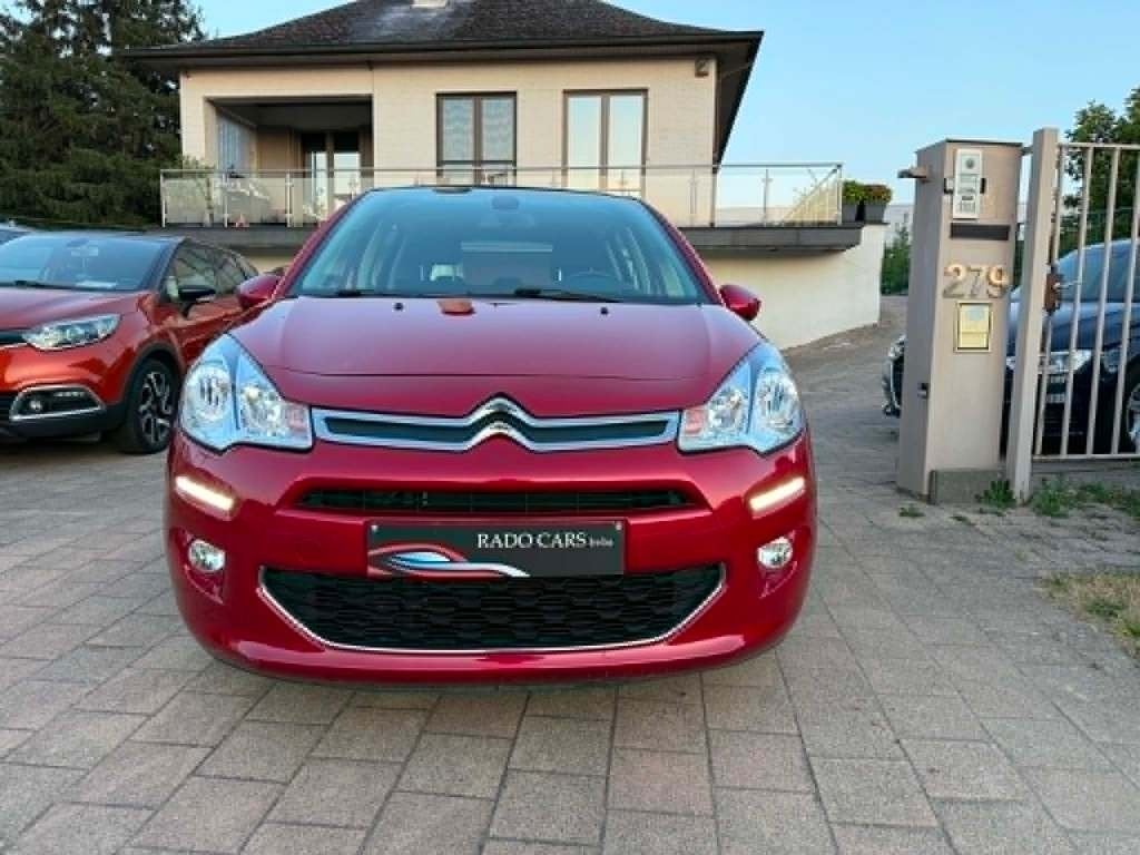 Citroen C3 Automatic à partir de 2014... 42000 km, Rouge, Euro 5, Entreprise, Capteur de stationnement